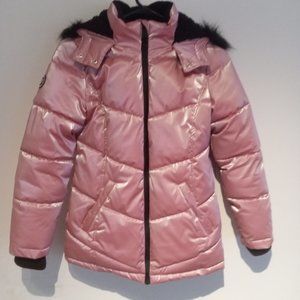 JUSTICE GIRL'S PINK WINTER JACKET